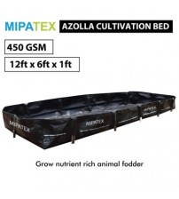 Mipatex Azolla Bed 450 GSM 12ft x 6ft x 1ft (Black)